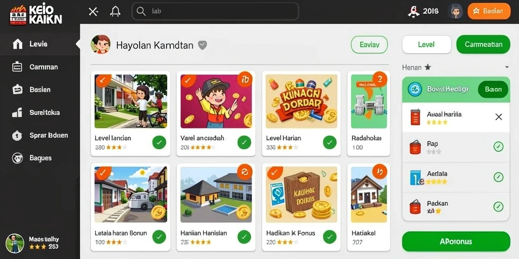 Tantangan menarik dengan hadiah yang menggiurkan.
