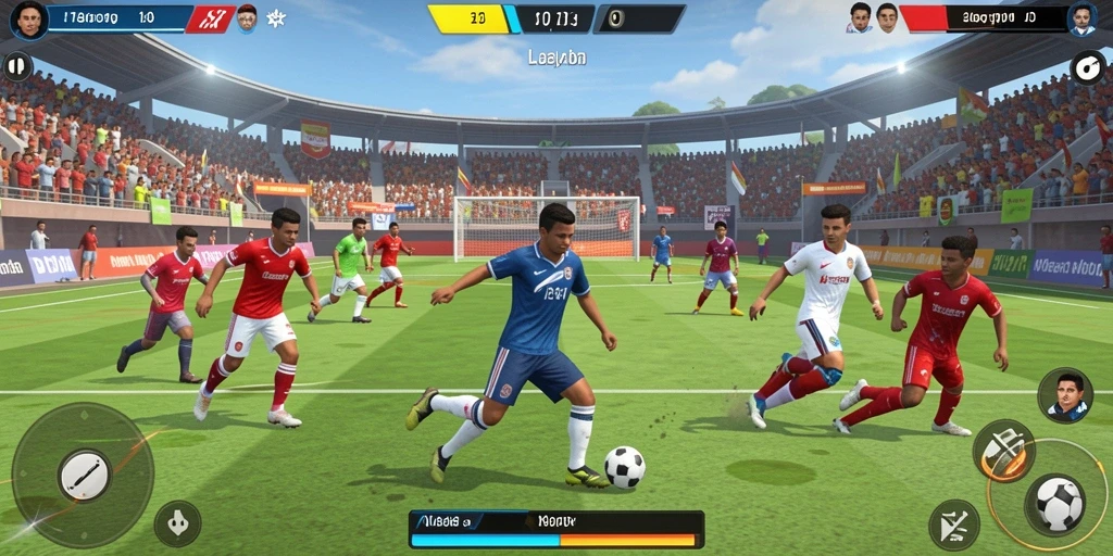 Screenshot dari mode multiplayer yang seru.