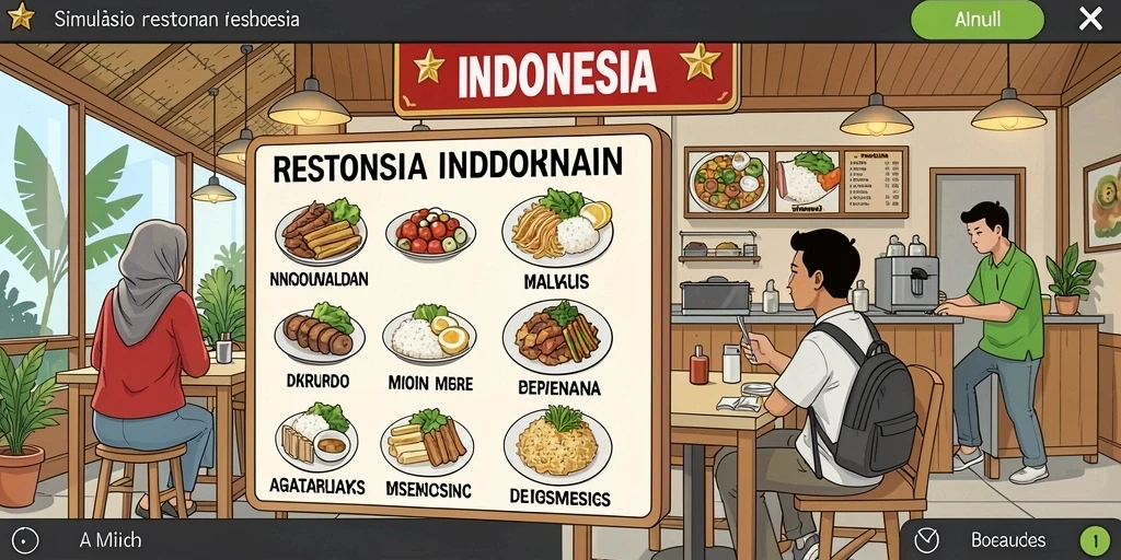 Screenshot interaksi pengguna dalam mode multiplayer.